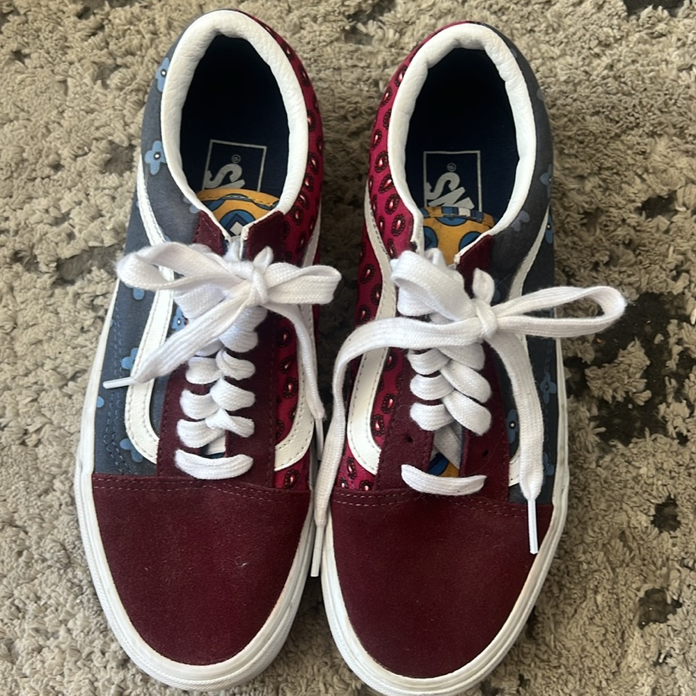 Multi Colored Patterned Vans! Never Worn!! - image 2